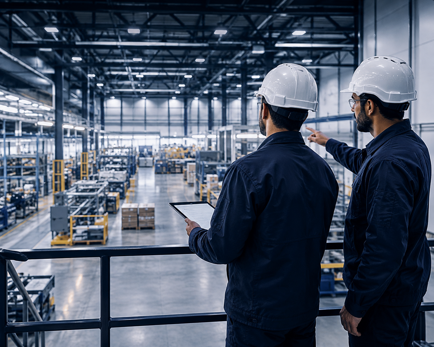Reunión estratégica entre empresas industriales y proveedores especializados
